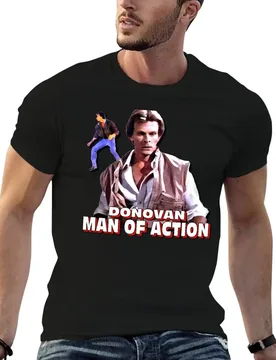 V - Donovan Man of Action T-Shirt t shirt man designer cotton t shirts high quality anime tshirt T-shirt - Aliexpress - FashionsVida