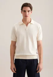 Regular Polo Uni Ecru L