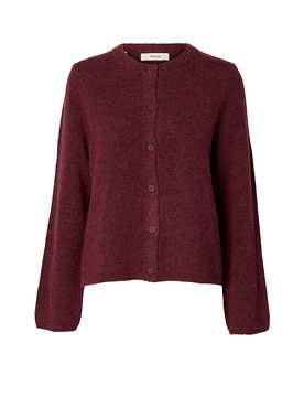 Cárdigan SLWLULU rojo oscuro M