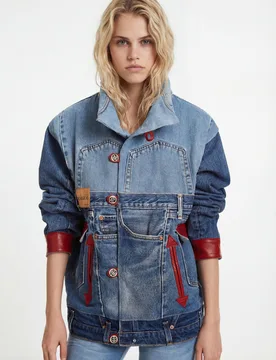 Iconic Jacket Mickey Mouse RED S female - Desigual - FashionsVida
