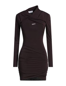 Mini-Kleid Damen Dunkelbraun 30,32,34,36 Damen