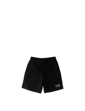 Bermuda in felpa NERO 8A - EA7 EMPORIO ARMANI - FashionsVida