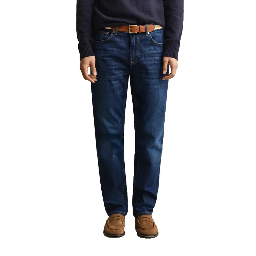 Jeans 1000011 Regular Fit Mid Blue Worn In 40 - Gant - FashionsVida