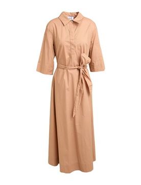 Niū Vestido largo Mujer Camel S Mujer