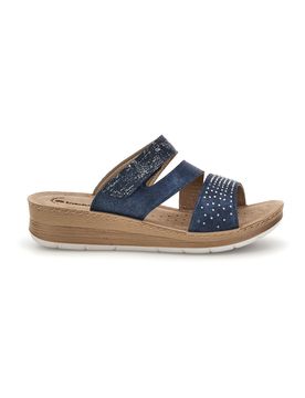Ciabatte blu con plantare anatomico 62 FC 41