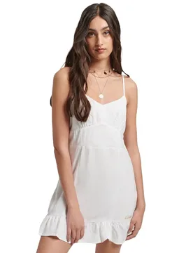 Robe Sans Manches Vintage Cami Mini Optic L - Superdry - FashionsVida