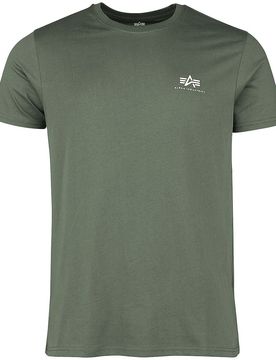 T-Shirt - Basic T Small Logo - S bis XXL - für Männer - Größe XL - grün - Männer - male