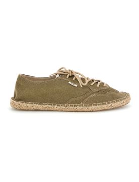 Espadrillas verdi con lacci in tessuto SGMS2508 44