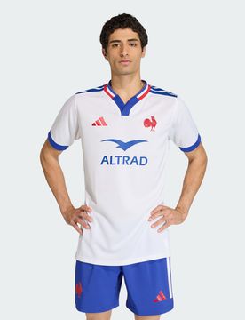 Maglia Replica Rugby Alternate Francia M White