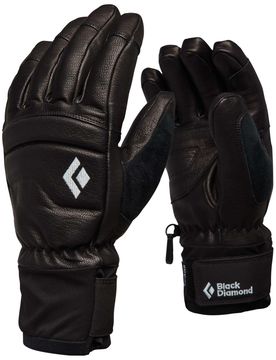Freeride Handschuhe aus PrimaLoft® W Spark Gloves Black / Black für Damen aus Leder Größe S schwarz