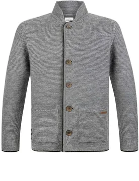 Trachtenstrickjacke Nicolo (hellgrau, Gr. 58) von Classics für Herren, Oberteile, 50% Wolle, 50% Polyacryl - Stockerpoint - FashionsVida