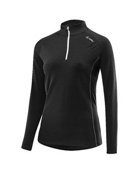 Löffler Camiseta de esquí de fondo para mujer Midlayer transtex® Merino negro 38