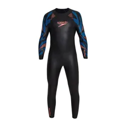 Proton Long Sleeve Neoprene Wetsuit Black / Blue S Men