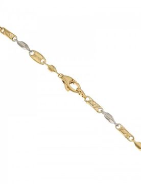 Bracciale Uomo in Oro Giallo e Bianco 803321717281