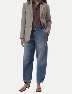 Barrel- Jeans Rhannon Blau 25/32