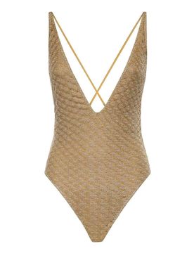 Costume intero in viscosa Lam