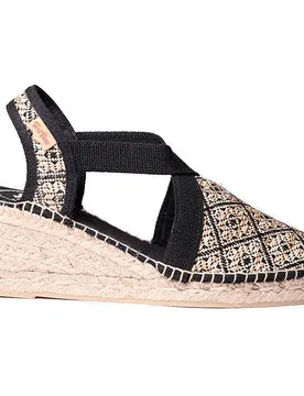 Pons Espadrilles Compensées Terra-ge Black EU 38 - Toni - FashionsVida