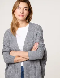 Textured Cardigan - ONE / GREY - female