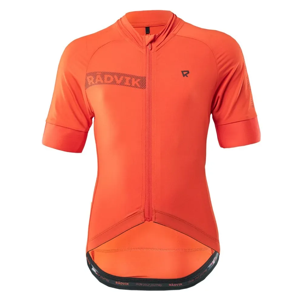 Maglia A Maniche Corte Bravo Jr Tangerine Tango / Phantom - Radvik - FashionsVida