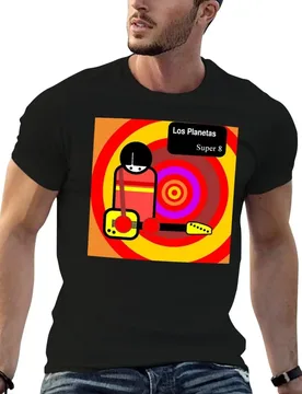 Los Planetas - Super 8 album 1994 T-Shirt essential t shirt man graphic t shirt t shirt personalised T-shirt - Aliexpress - FashionsVida
