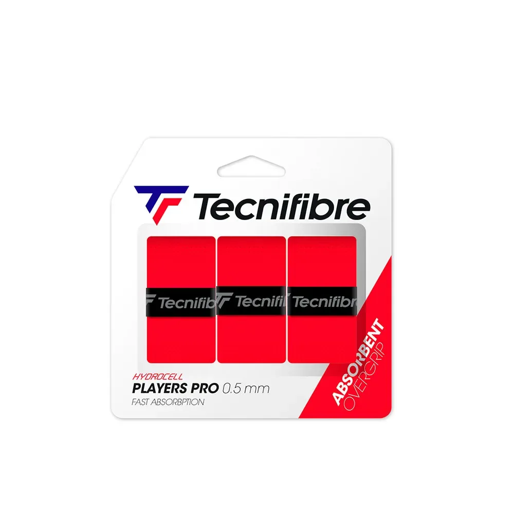 Pro Players Overgrip 12 Units Red One Size - Tecnifibre - FashionsVida
