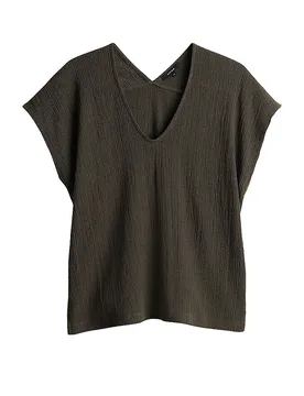 T-shirt SIRUKUS STRUCTURE vert foncé 42 - Opus - FashionsVida