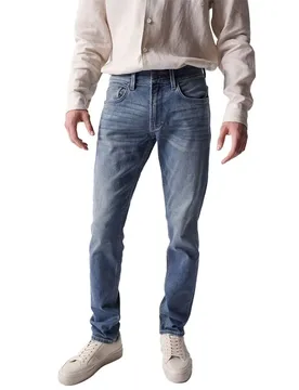Jean Slim Fit Knit Greencast 34 - Salsa Jeans - FashionsVida