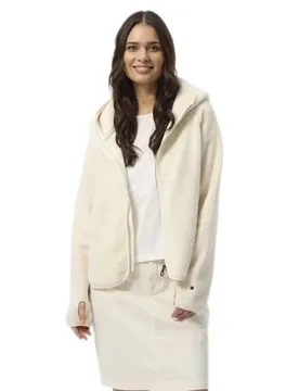 Sisse Pile Full Zip Fleece Off White M Women - Redgreen - FashionsVida