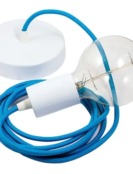 Cables Suspension Luminaire Rm11 50 Cm Turquoise / White One Size - Creative - FashionsVida