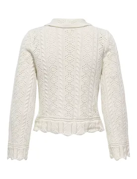 ONLFRIEDA LIFE LS STRUCTURE CARDI C feale - M - FashionsVida
