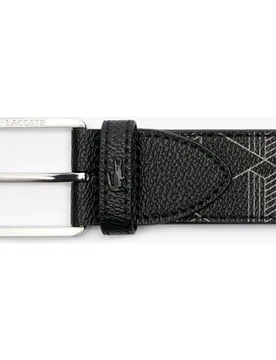 Cinturón de hombre con monograma en - Lacoste - FashionsVida