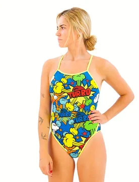Pop Swimsuit Multicoloured 3XL Women - TURBO - FashionsVida