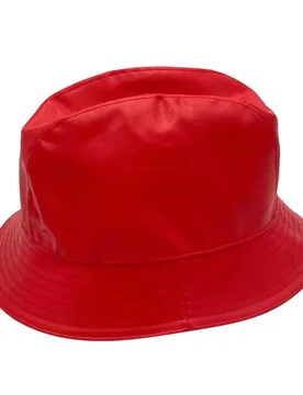 Gucci Men's Red Bucket Hat - Gucci - FashionsVida