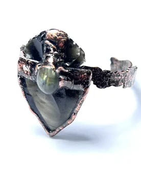 YEEVAA Black Obsidian Cuff Bracelet for Women - Vintage Handmade Rock Crystal Healing Jewelry, Party Gift for Women - Aliexpress - FashionsVida