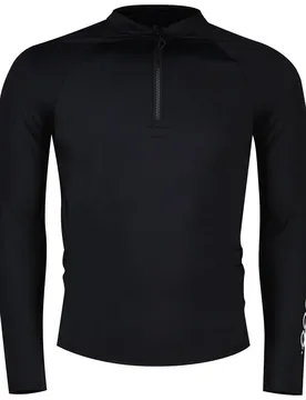 Rash Guard Manches Longues Avec Demi-zip Nusa Black S Homme
