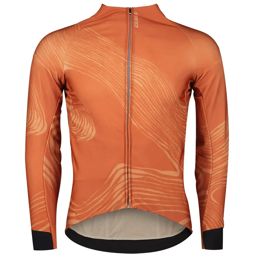 Maglia A Maniche Lunghe Gregarius Hybrid Dolomites Rust Red - Q36.5 - FashionsVida