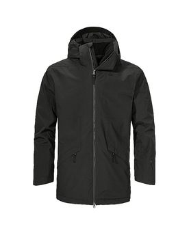 Parka d'hiver Malkay à capuche noir 48