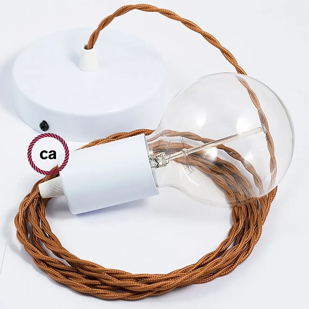 Cables Suspension Luminaire Tm22 2 M Whiskey / White One Size - Creative - FashionsVida