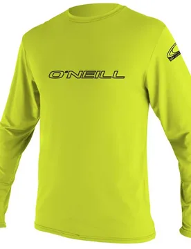 Rash Guard Manches Longues Basic Skins Lime S - O´neill Wetsuits - FashionsVida