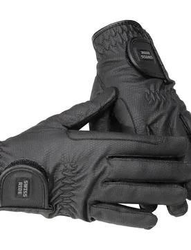 Kinder Reithandschuhe GRIP - black 4 - Swiss Ride - FashionsVida