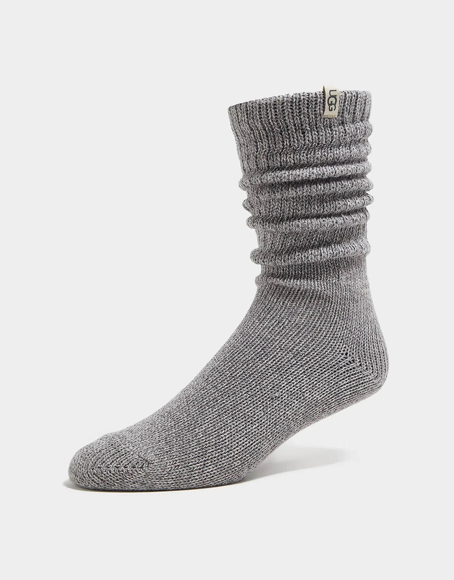 Tyla Slouchy Crew Sock - Damen, Grau - female - Size: One Size - Ugg - FashionsVida