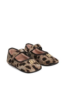 Ballerine Drill Leopardate