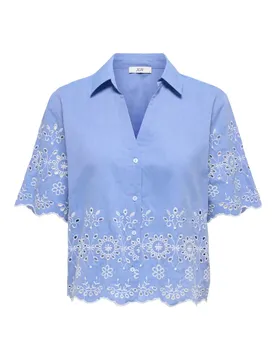 JDYMARINA 2/4 EMBROIDERY HIRT WVN female