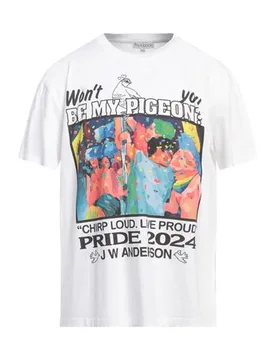 Camiseta Hombre Blanco XXS Hombre - JW ANDERSON - FashionsVida