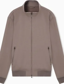Bomber de hombre en cuadrille conc remallera - Emporio Armani - FashionsVida