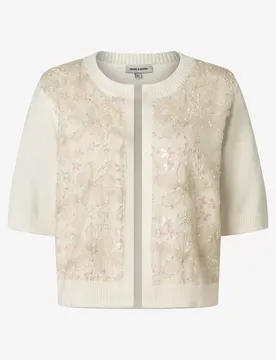 Cardigan with Glitter-Effect female