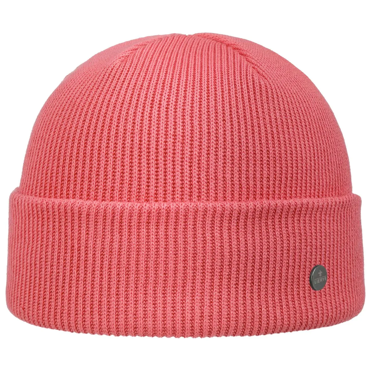Basic Beanie with Cuff by - coral - Female - Size: One Size - Lierys - FashionsVida