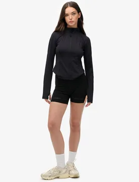 Superdry Damen Active Tech Radlerhose Black - Größe: 40 - 39.99 - FashionsVida