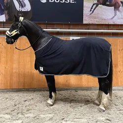 Manski Abschwitzdecke Fleece Champion black/silver 85