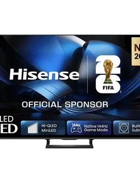 Tv 75u7se 75´´ 4k Mini Led Black / Silver Europe PAL unisex - Hisense - FashionsVida
